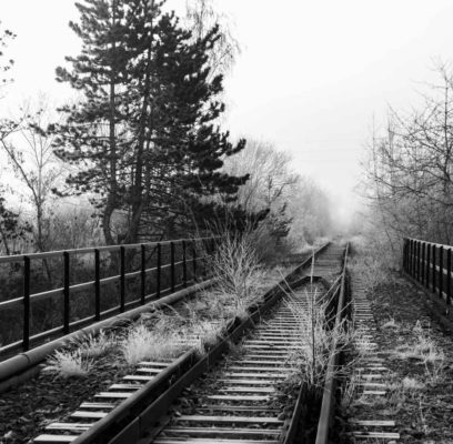 Železniční vlečka.