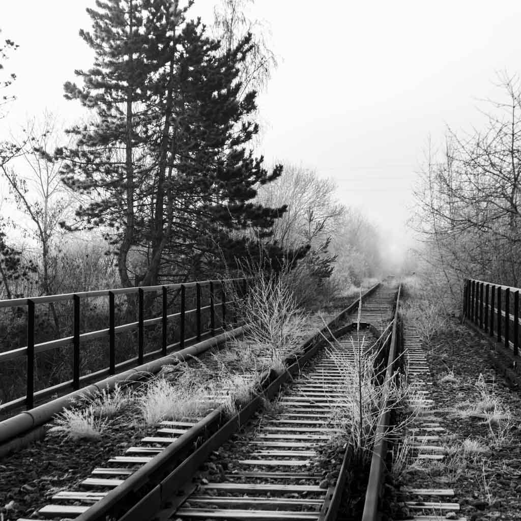 Železniční vlečka.